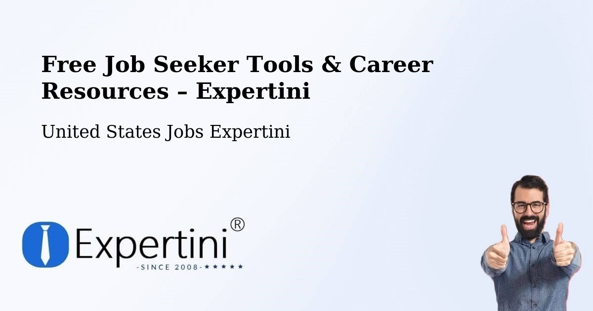 Free Job Seeker Tools & Career Resources – Dewitt - Dewitt, United States Jobs Expertini
