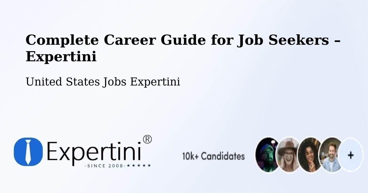Career Guide for Job Seekers – Dewitt - Dewitt, United States Jobs Expertini