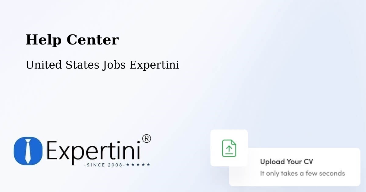 Help Center – Dewitt - United States Jobs Expertini